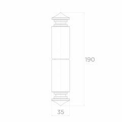 Balama sudabila D=35 L=190 mm