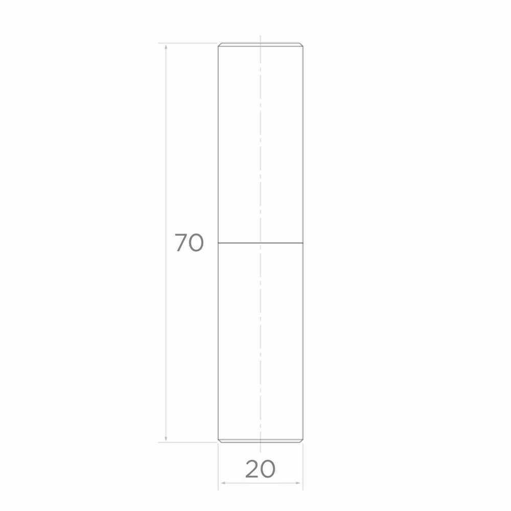 Balama sudabila cu bila D=20 mm ,L 70 mm