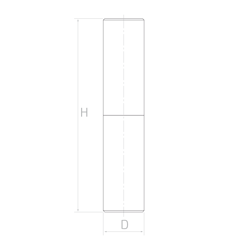 Balama sudabila cu bila , D=25 mm , L=100 mm