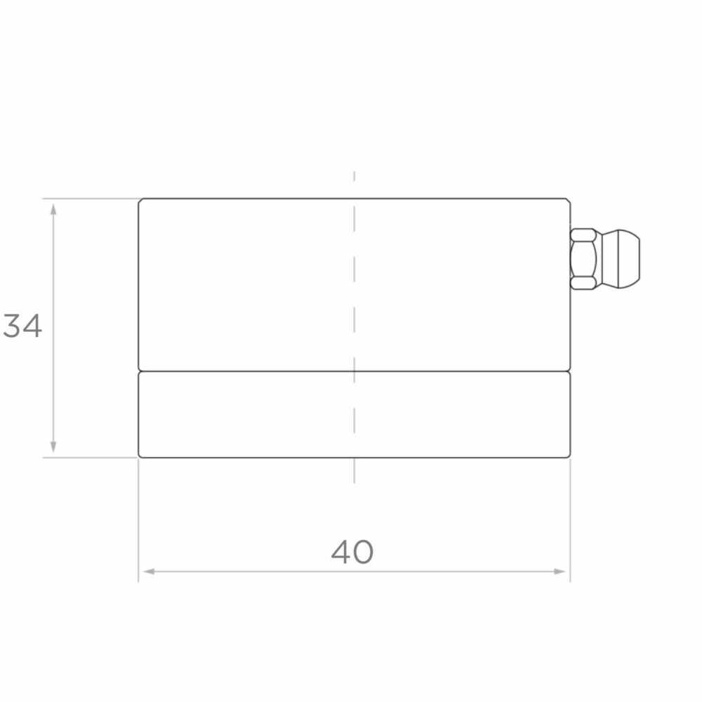 Balama inferioara cu rulment D=40 mm