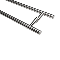 Set maner inox, 45 grade, D=32 mm, L=1000 mm, satinat