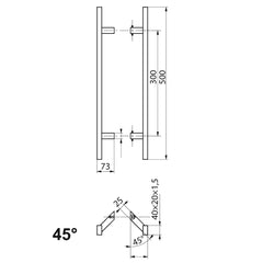 Maner spatial inox