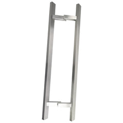 Set maner inox, 45 grade, dreptunghiular 20x40 , L=1400 mm, satinat